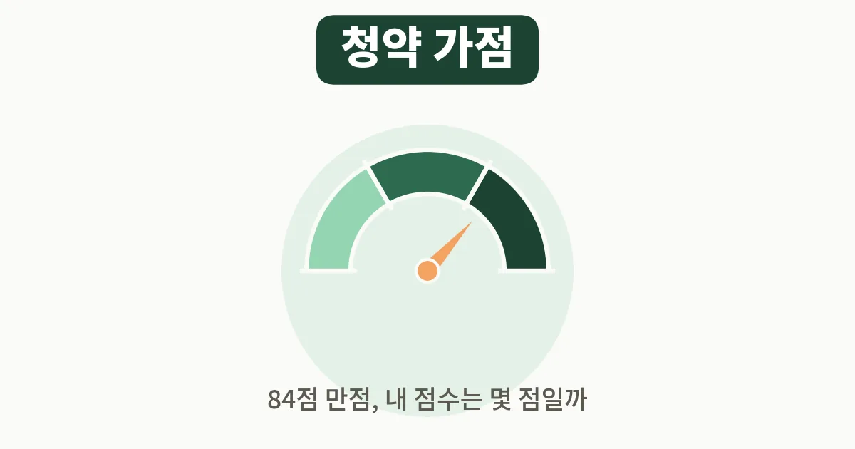 2. 청약 가점 계산 방법, 84점 배점표로 알아보기 housing-house-2-featured