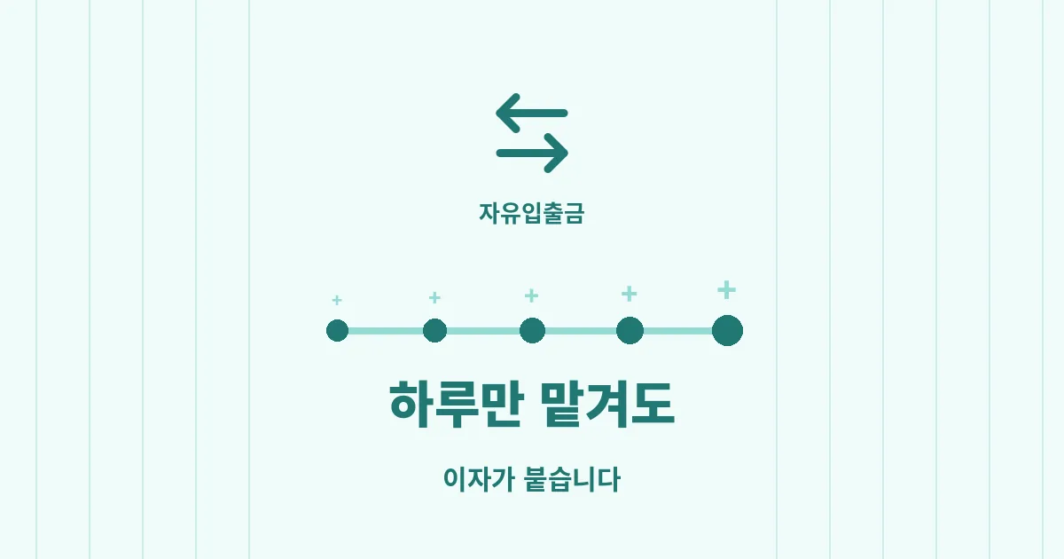 2. 파킹통장 고르는 기준, CMA 통장과 뭐가 다를까